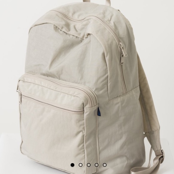 grey school backpack